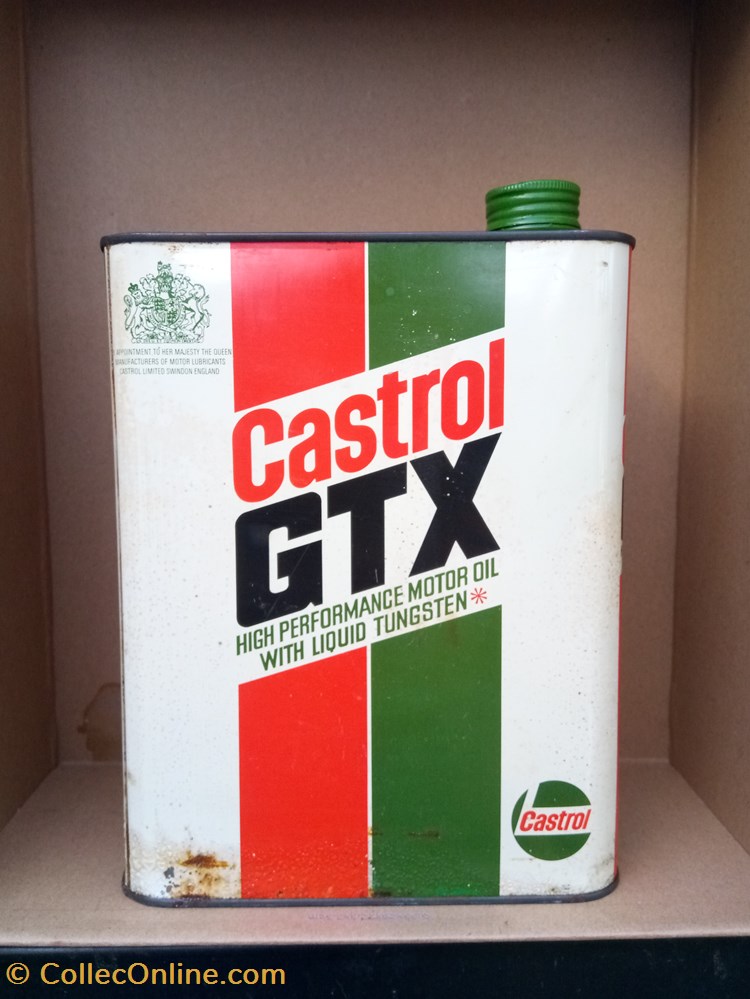 transports voiture bidons huile metal petrolier castrol