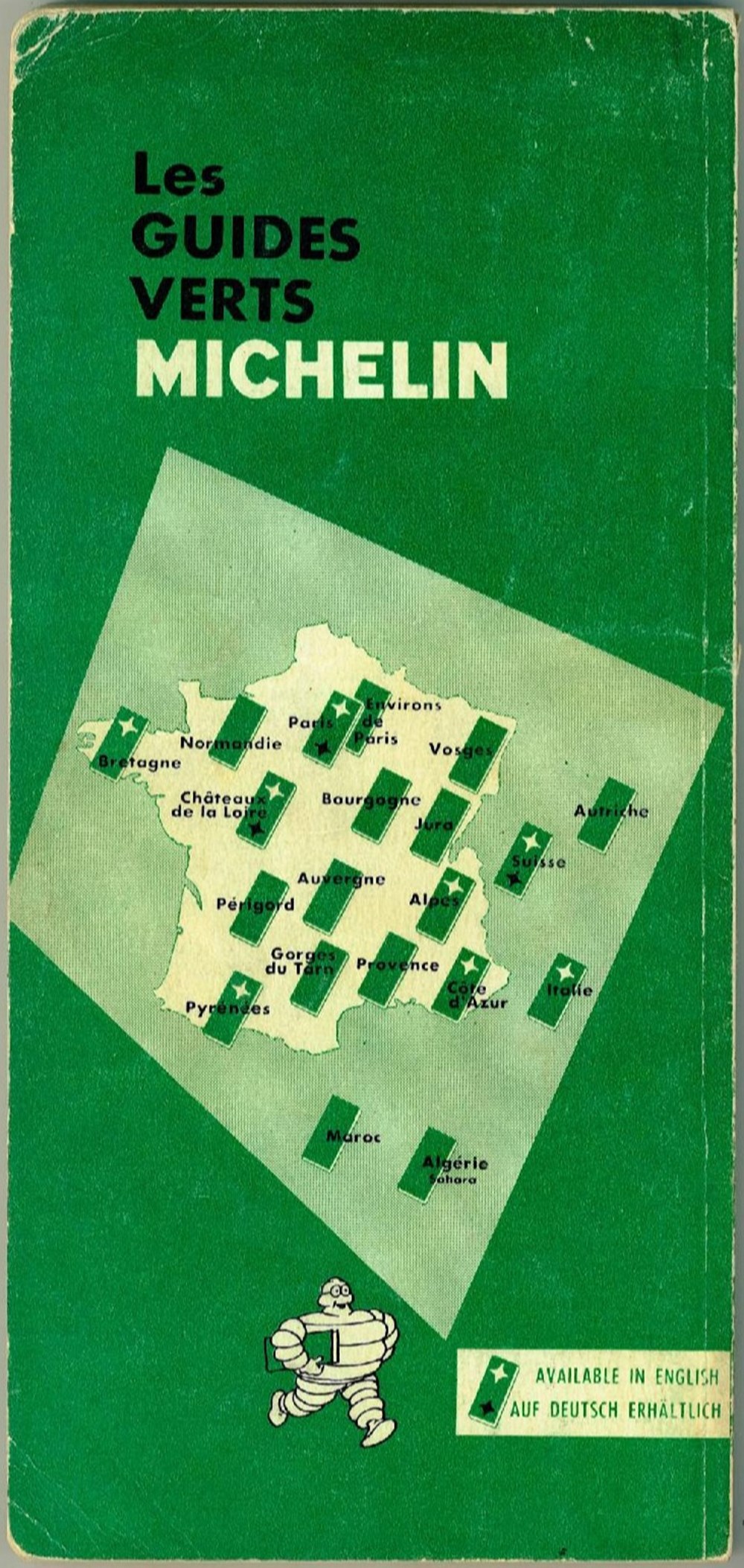 divers documents guides verts michelin