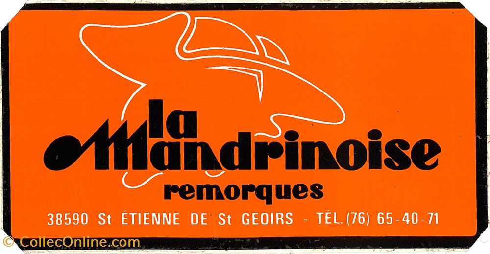 objets publicitaires autocollant constructeur remorque