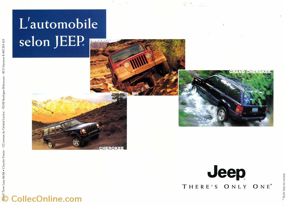 diver documents plaquettes commerciales constructeur jeep