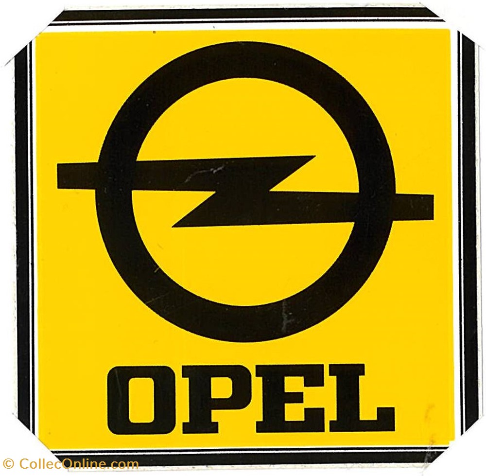 Autocollant\Constructeur\Opel objets publicitaires autocollant constructeur opel