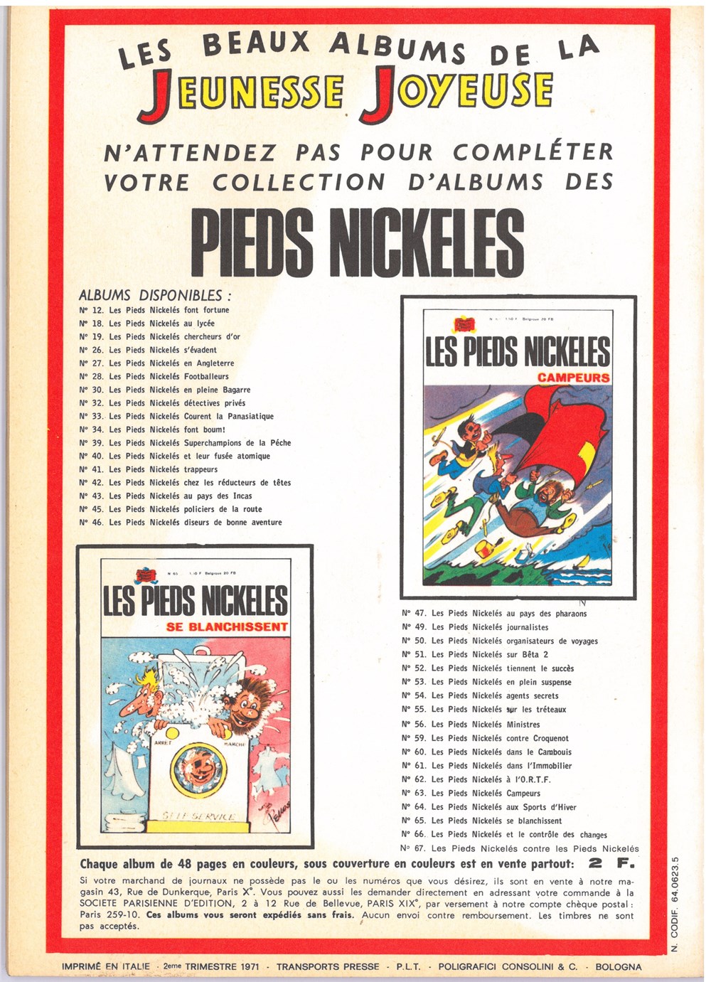 Bibi Fricotin 81 3 trim 71 livres bd revues bandes dessinees bibi fricotin 81 3 trim 71