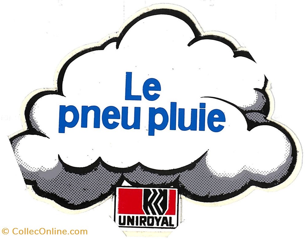 objets publicitaires autocollant equipementier uniroyal