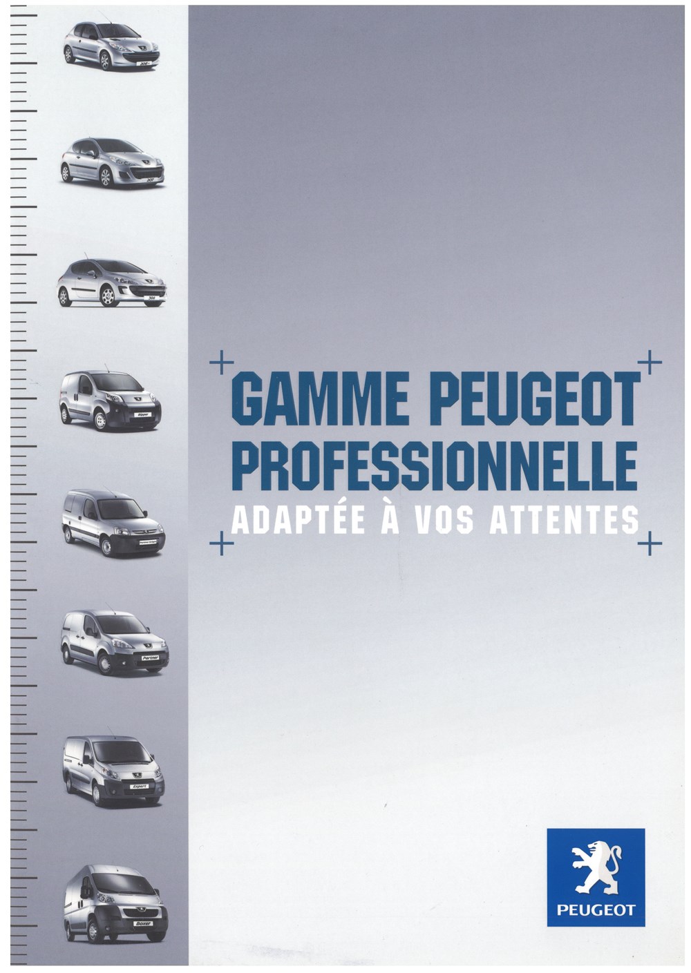 divers documents plaquettes commerciales constructeur peugeot