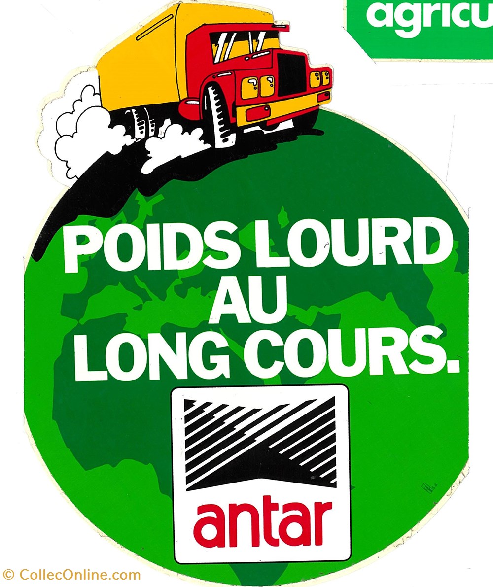 Autocollant\Pétrolier\Antar objets publicitaires autocollant petrolier antar