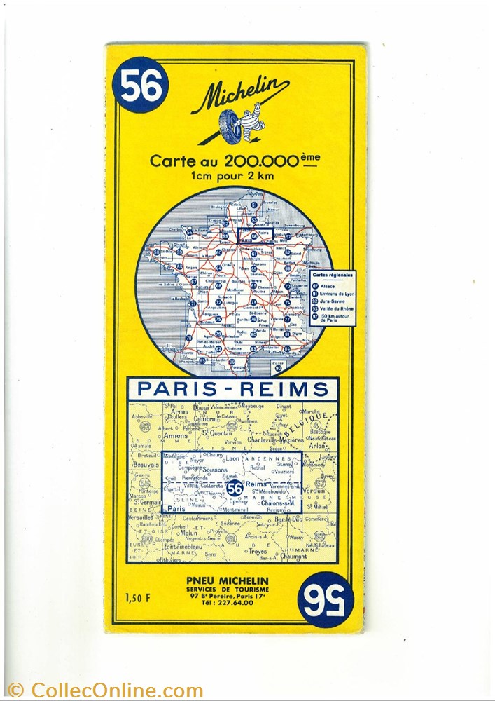 Documents\cartes routières\Michelin vieux papier documents cartes routieres michelin