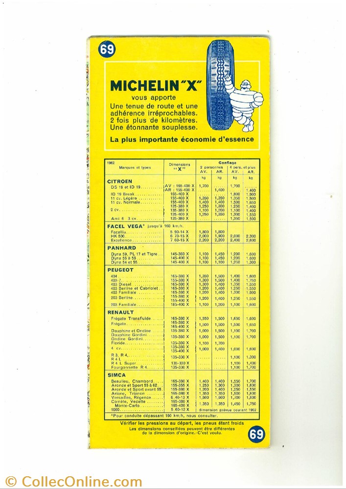 Documents\cartes routières\Michelin vieux papier documents cartes routieres michelin