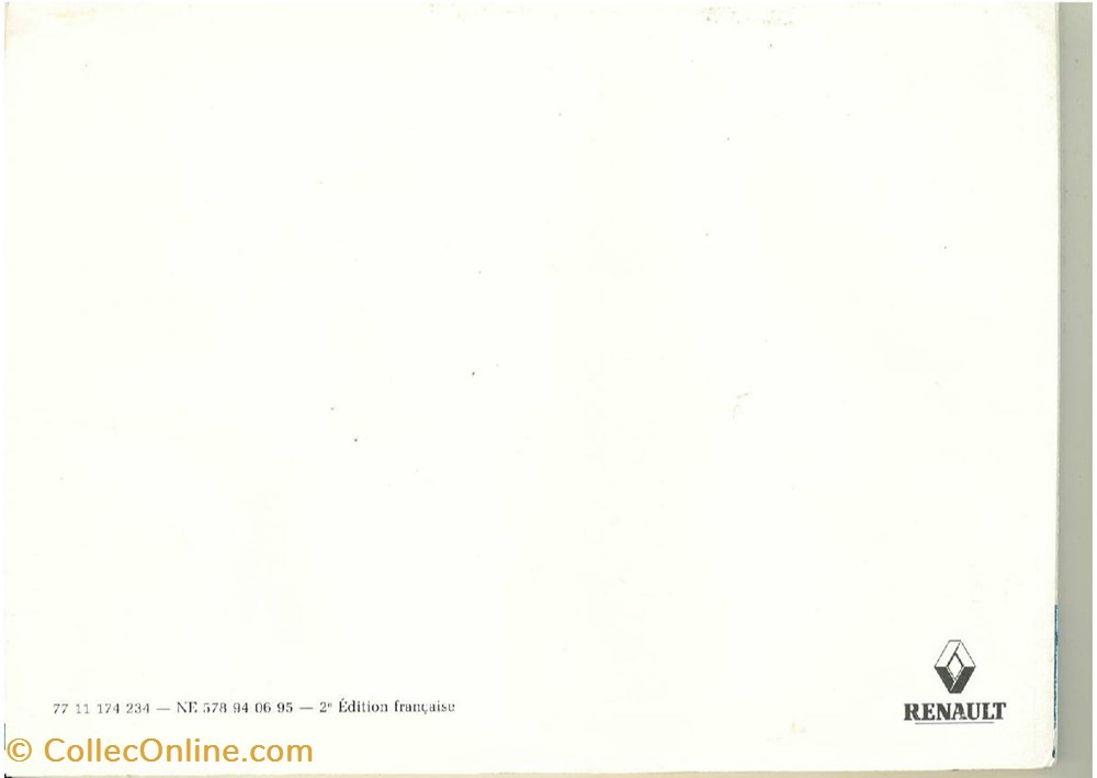 divers documents notice emploi constructeurr renault