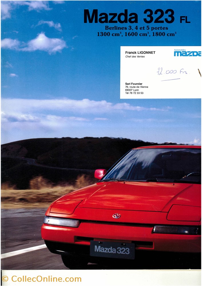 diver documents plaquettes commerciales constructeur mazda