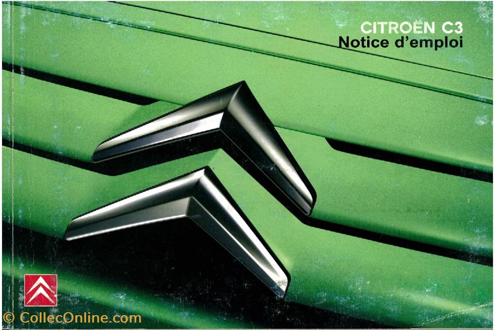 anciens documents notice emploi constructeur citroen