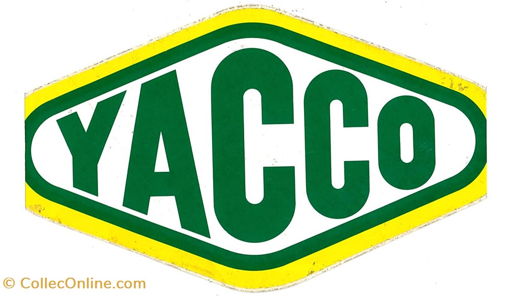 objets publicitaires autocollant petrolier yacco