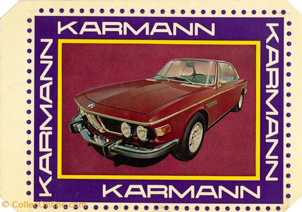 objets publicitaires autocollant carrossier karmann
