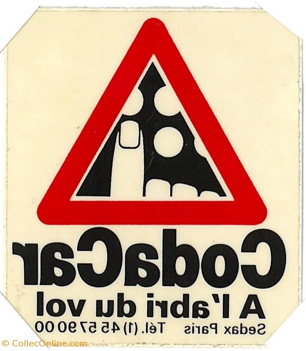 objets publicitaires autocollant equipementier codacar