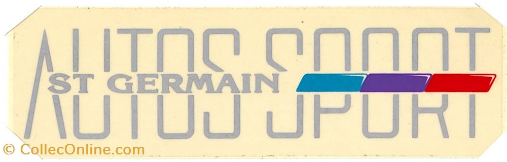 objets publicitaires autocollant circuits clubs equipes musees