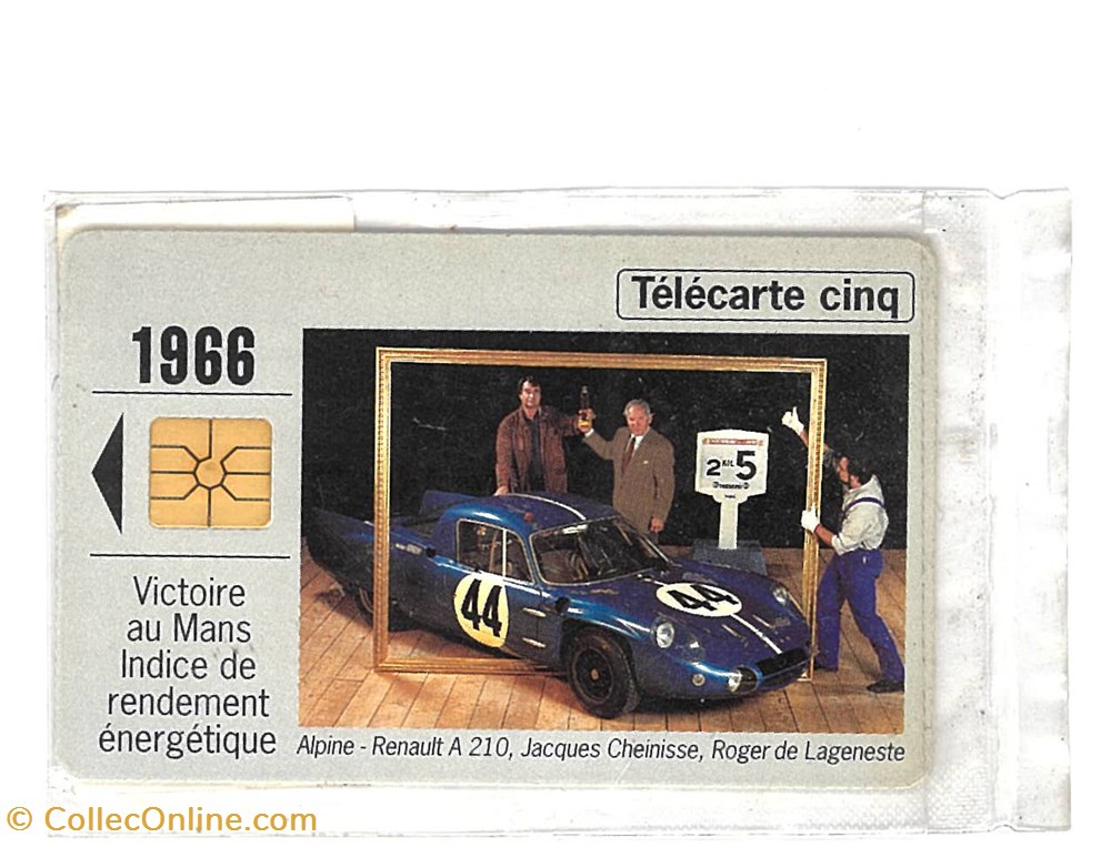 divers telecartes cartes telephoniques telecarte renault sport