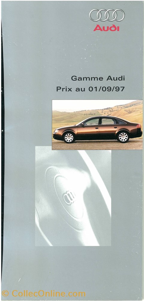 diver documents plaquettes commerciales constructeur audi