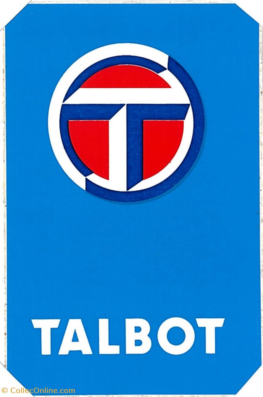 objets publicitaires autocollant constructeur talbot