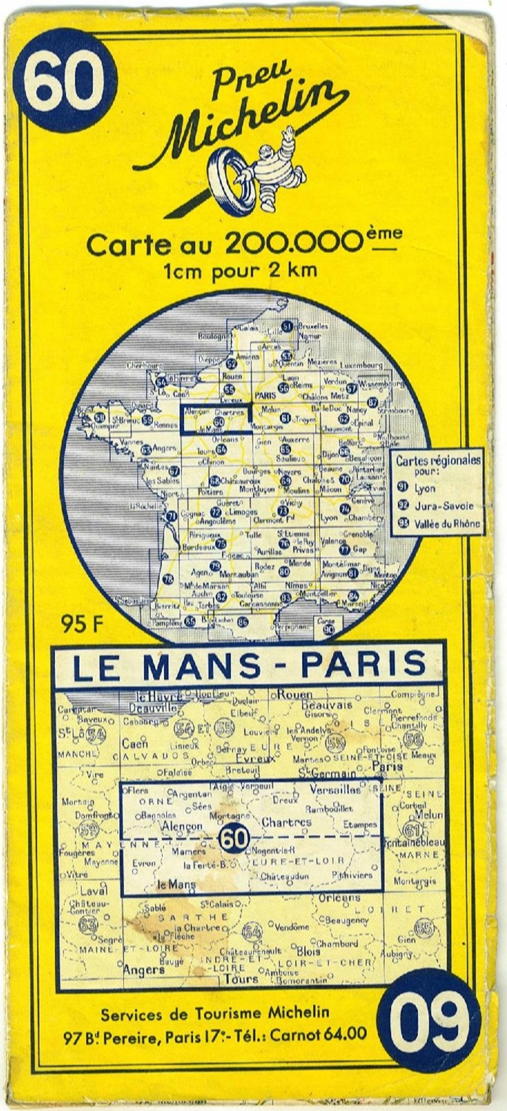 anciens documents cartes routieres michelin