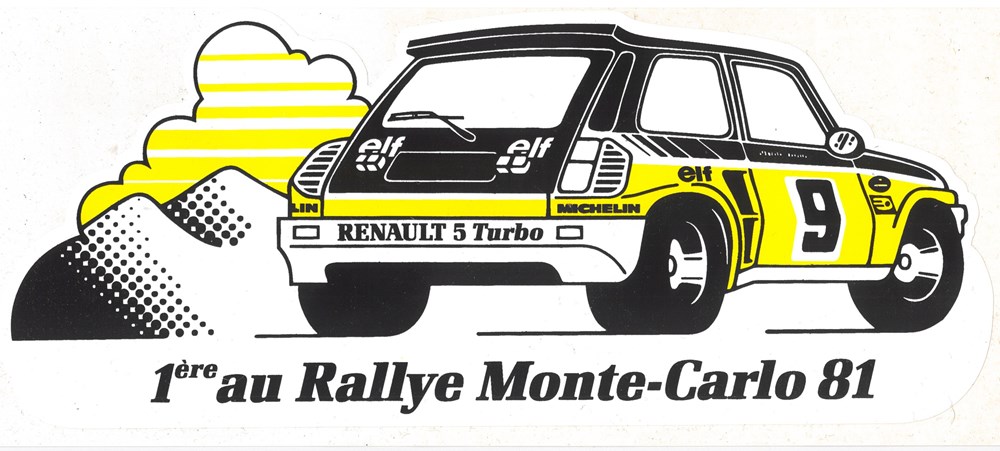 objets publicitaires autocollant constructeur renault