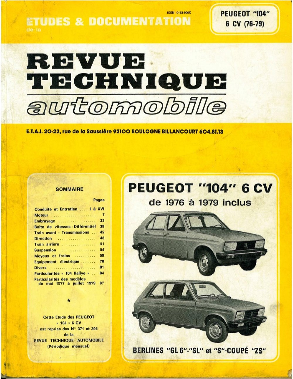 Documents\Revue techniques\RTA anciens planches plans documents revue techniques rta