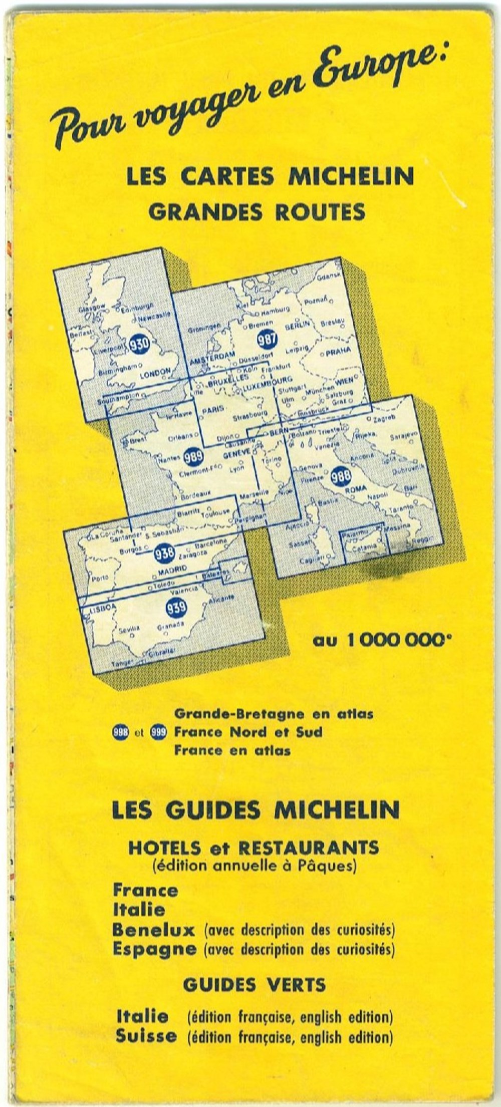 Documents\cartes routières\Michelin anciens documents cartes routieres michelin