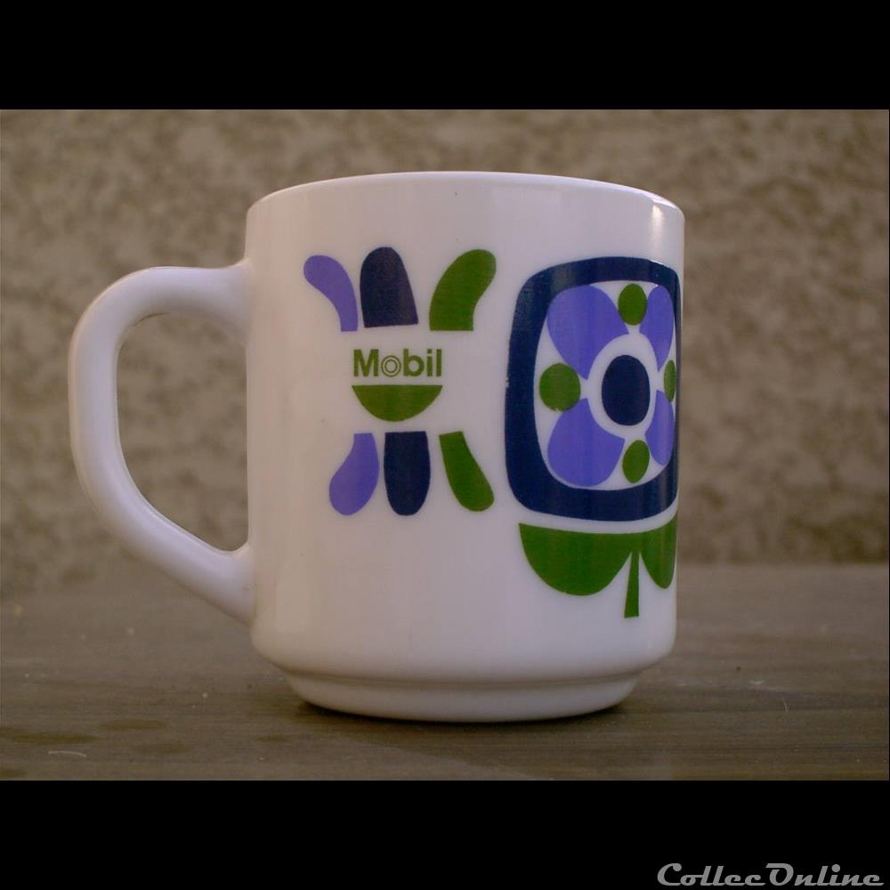 diver art de la table mug petrolier mobil
