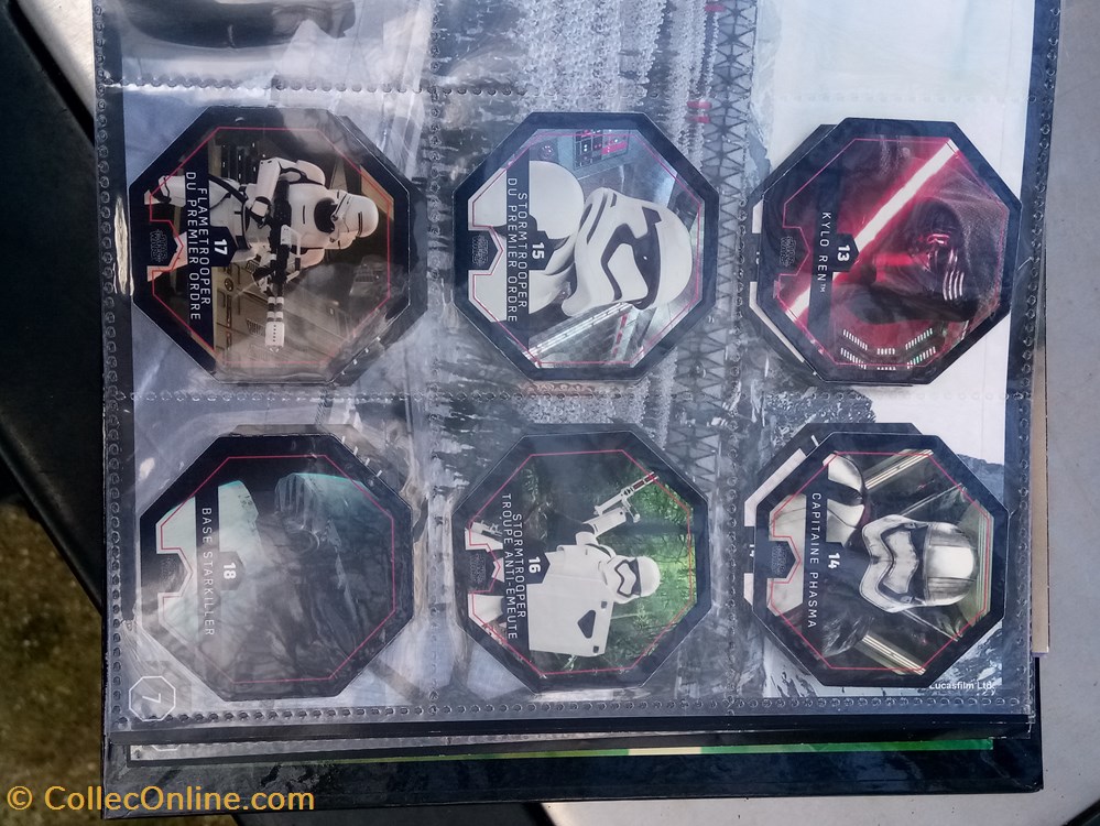 Classeur Rogue One (Leclerc) 2 vieux papier chromo image classeur rogue one leclerc