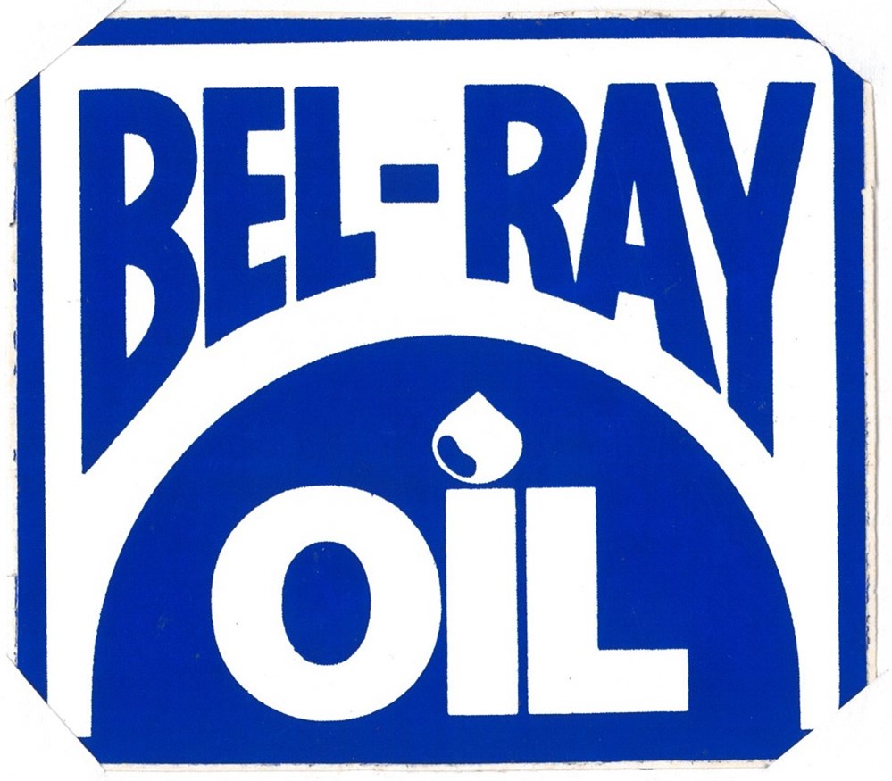 Autocollant\Pétrolier\Bel-Ray Oil objets publicitaires autocollant petrolier bel ray oil
