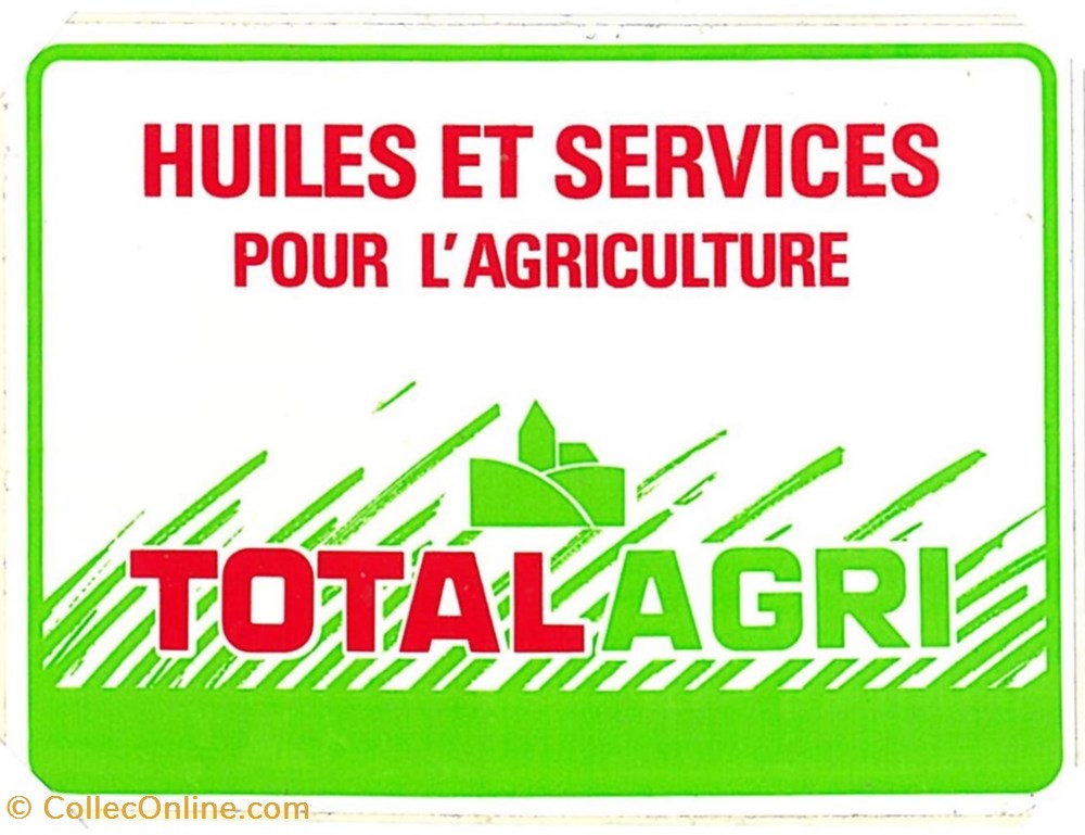 Autocollant\Pétrolier\Total objets publicitaires autocollant petrolier total