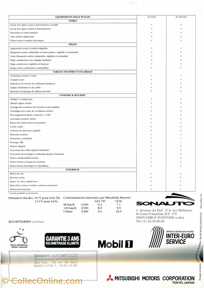 diver documents plaquettes commerciales constructeur mitsubishi