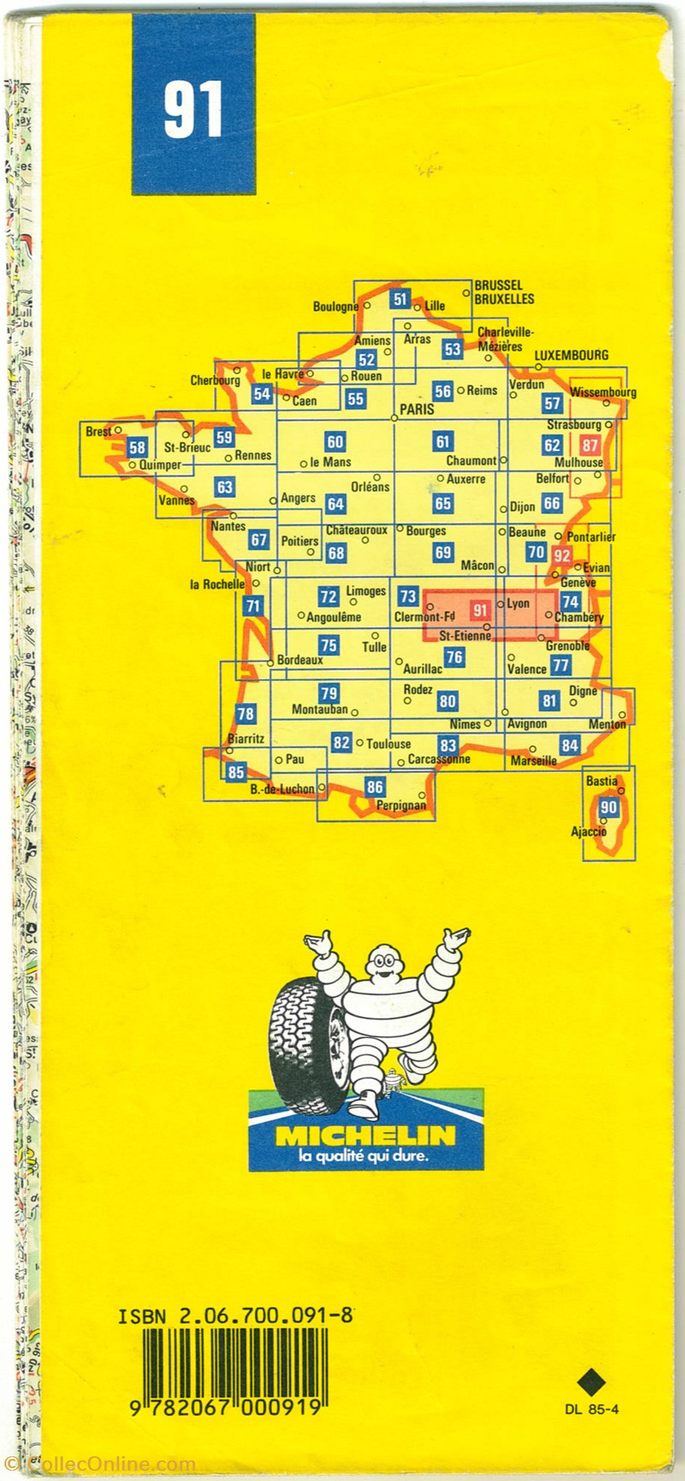 Documents\cartes routières\Michelin anciens documents cartes routieres michelin