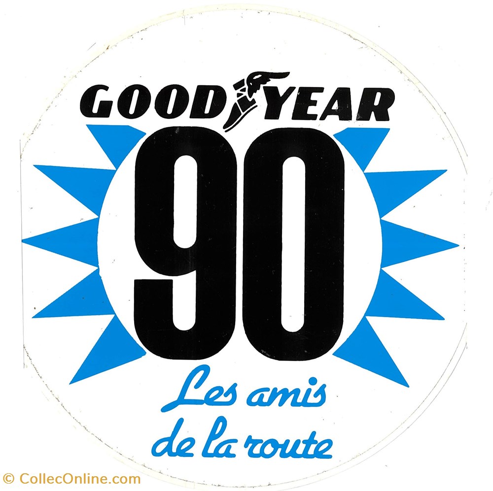 Autocollant\Equipementier\Goodyear objets publicitaires autocollant equipementier goodyear