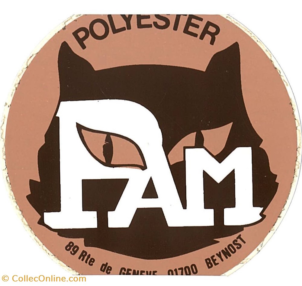 Autocollant\Accessoiriste\P.A.M. objets publicitaires autocollant accessoiriste p a m