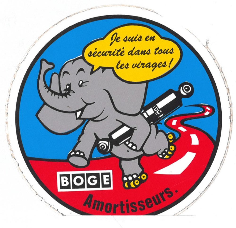 Autocollant\Equipementier\Boge objets publicitaires autocollant equipementier boge