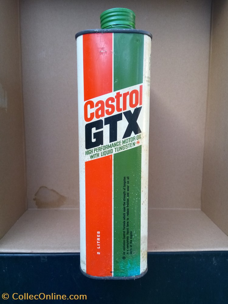 transports voiture bidons huile metal petrolier castrol