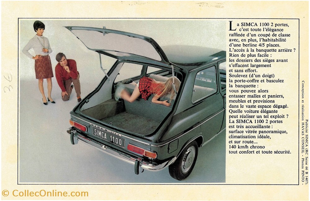 diver documents plaquettes commerciales constructeur simca