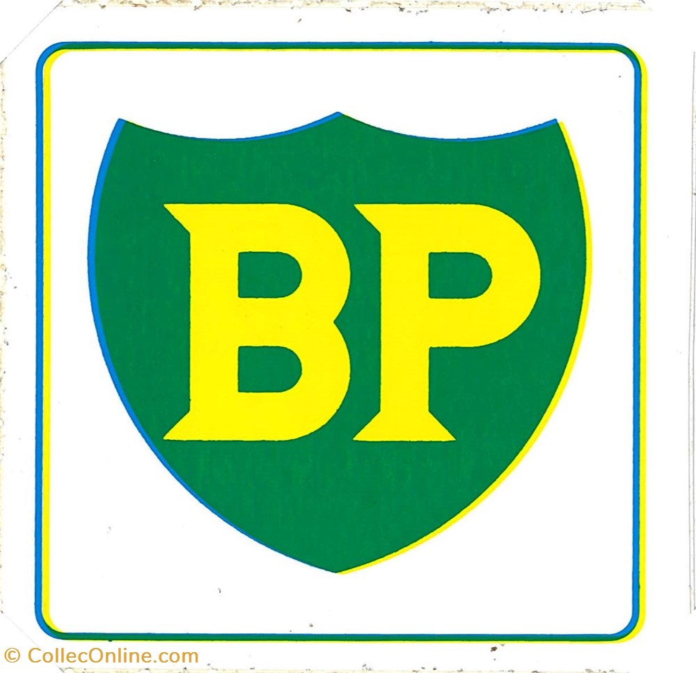 Autocollant\Pétrolier\B.P. objets publicitaires autocollant petrolier b p
