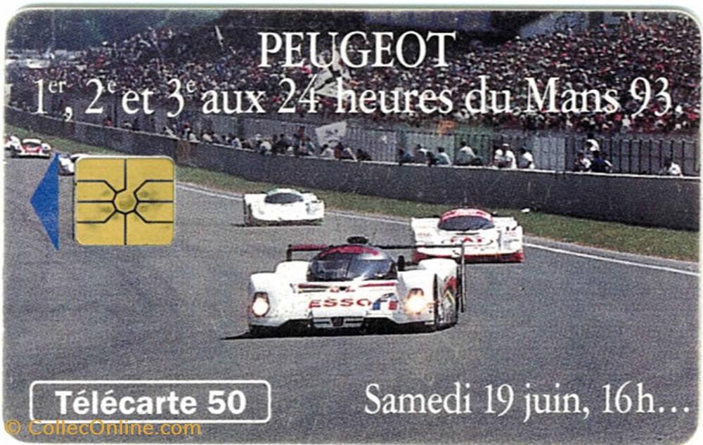 divers telecartes cartes telephoniques telecarte peugeot
