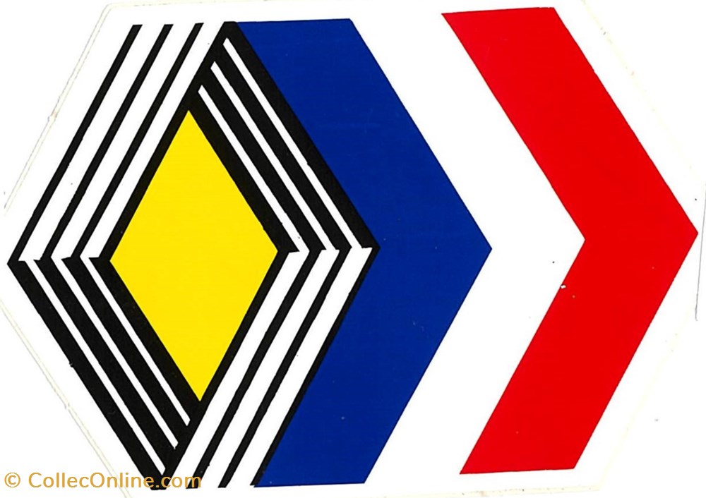 objets publicitaires autocollant constructeur renault