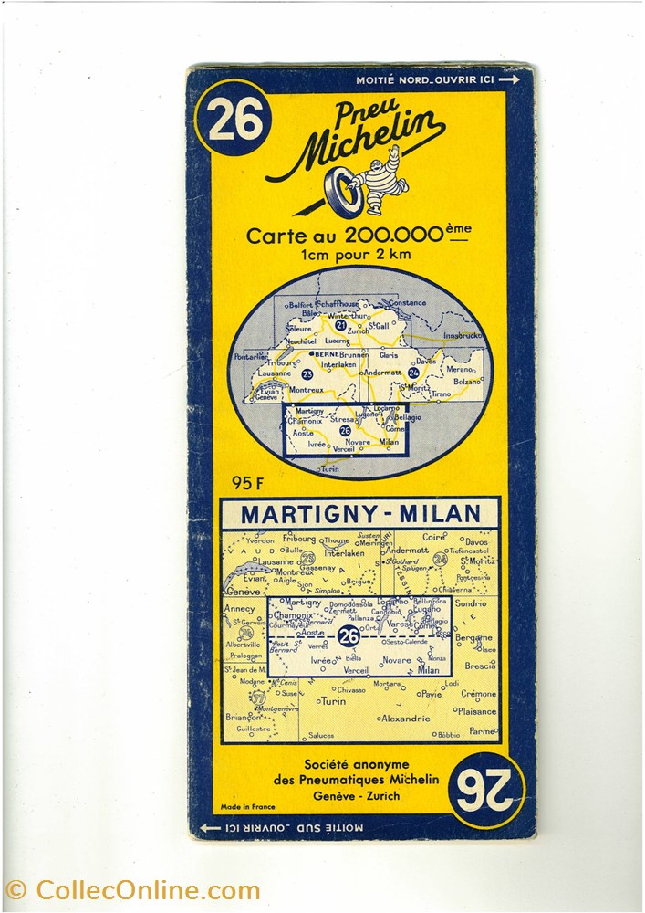 Documents\cartes routières\Michelin vieux papier documents cartes routieres michelin