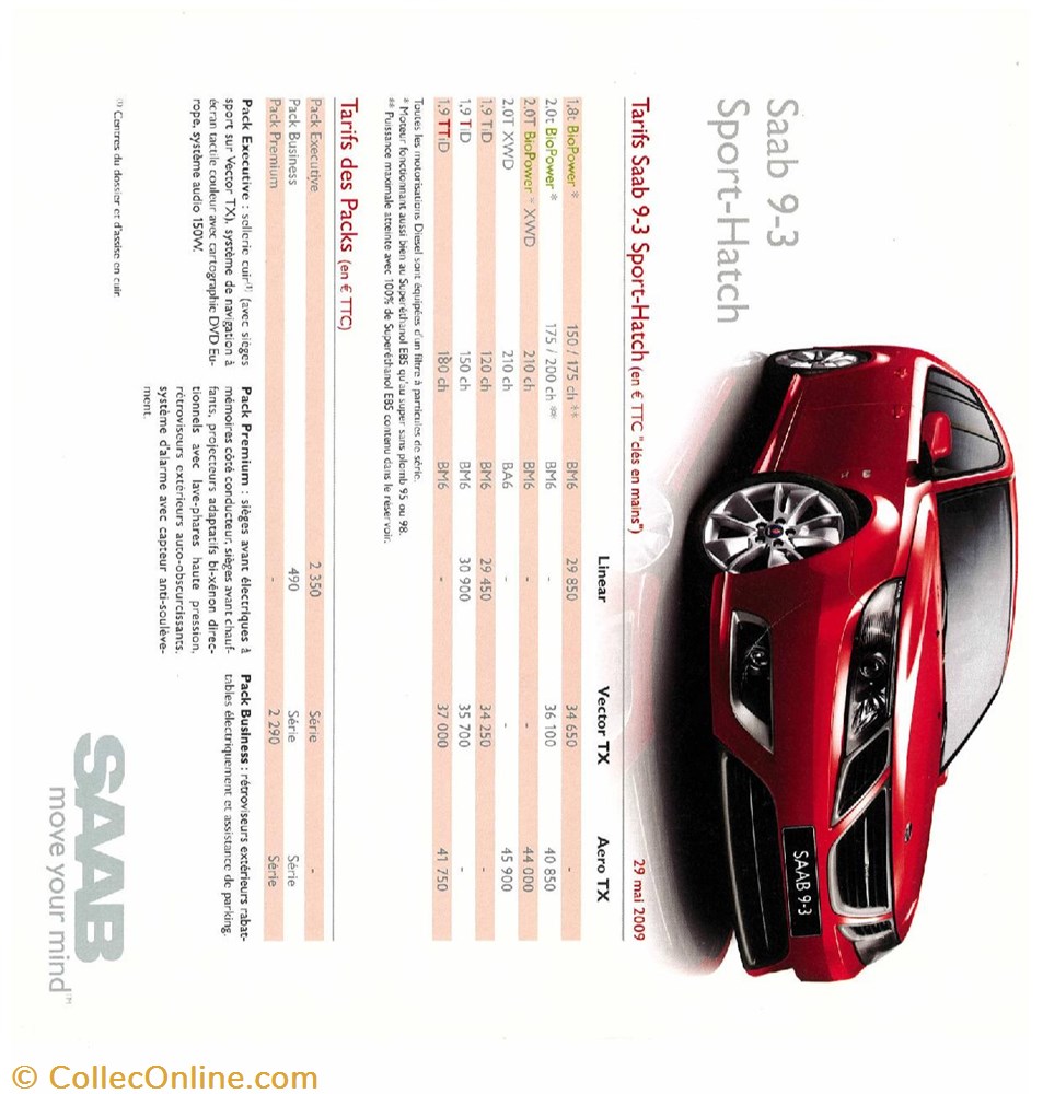 diver documents plaquettes commerciales constructeur saab