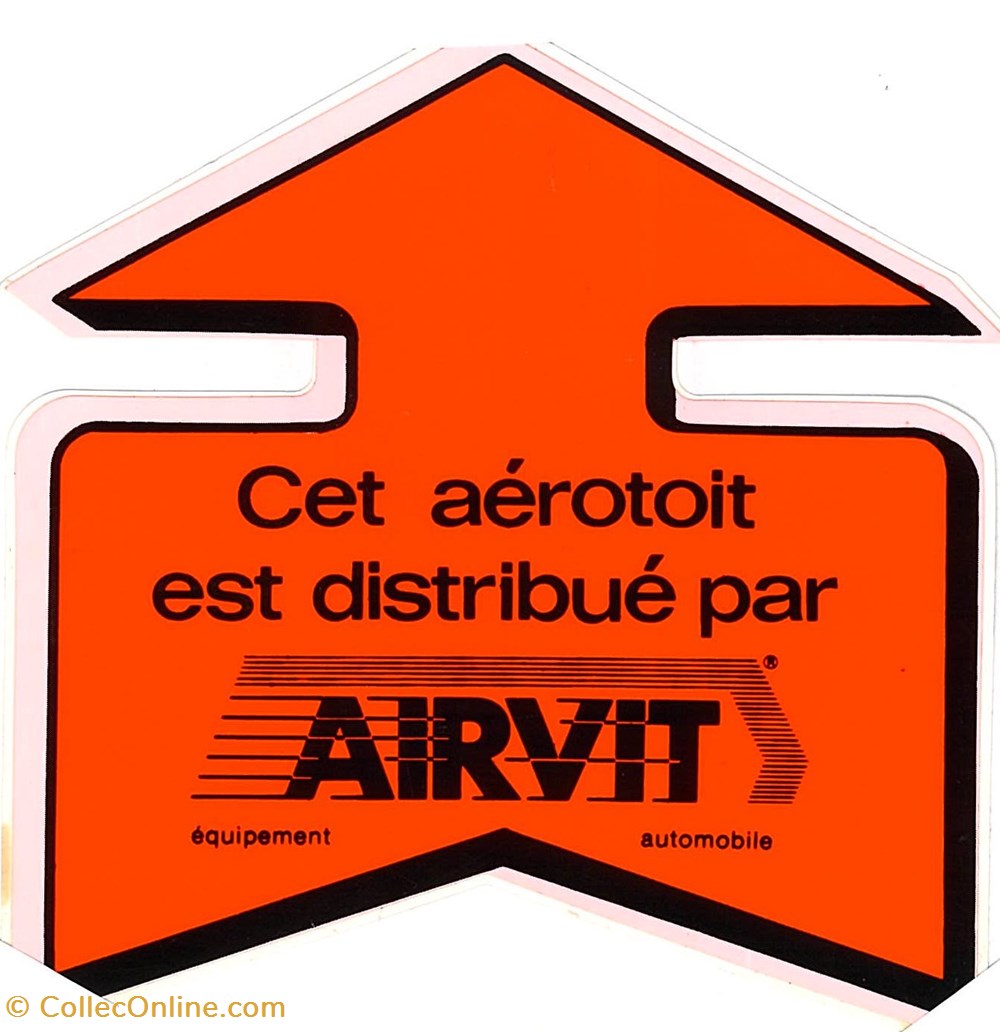 objets publicitaires autocollant accessoiriste airvit