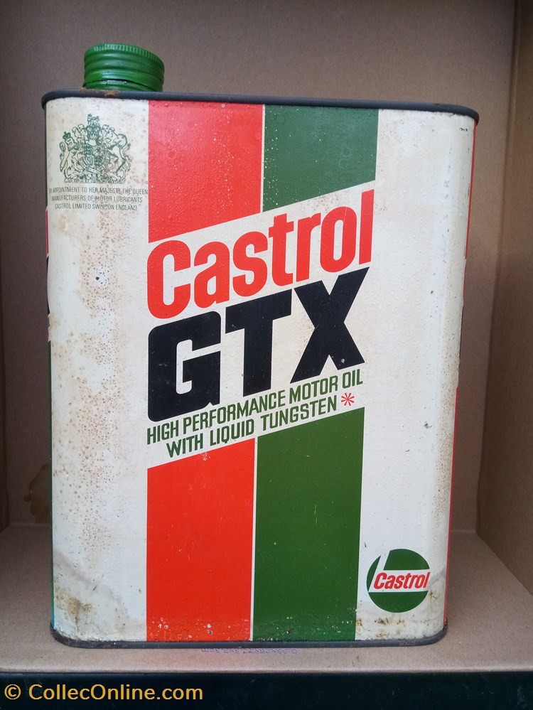 transports voiture bidons huile metal petrolier castrol