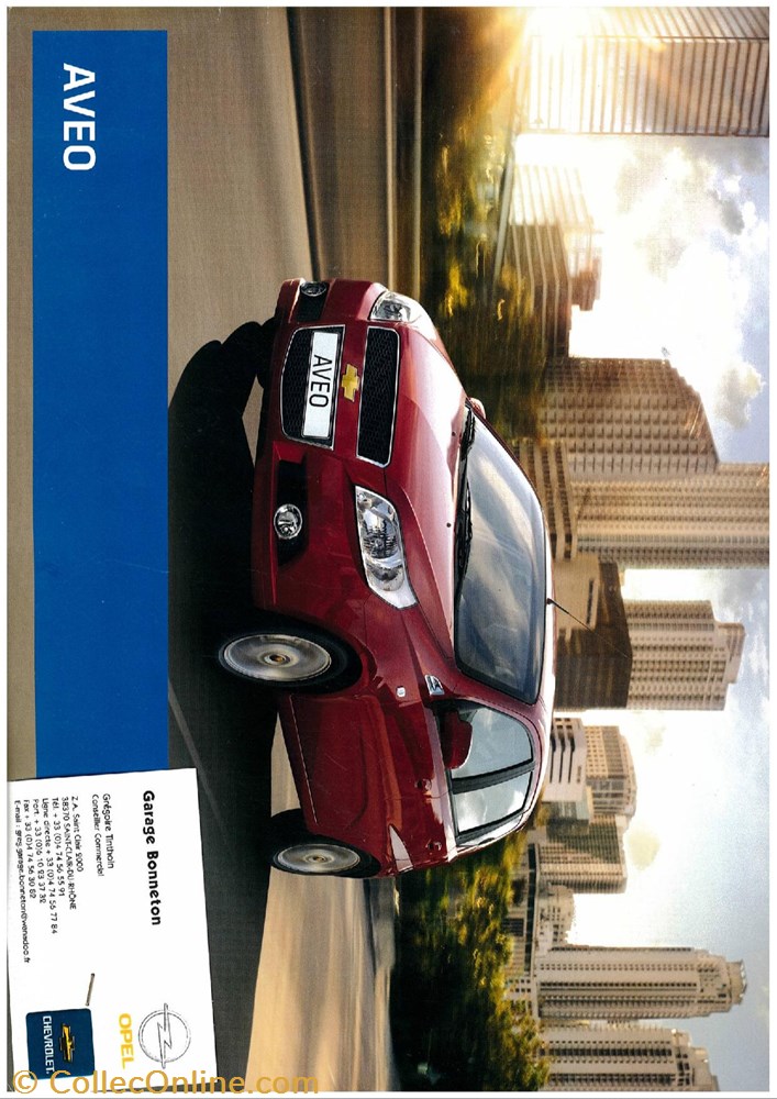 diver documents plaquettes commerciales constructeur chevrolet