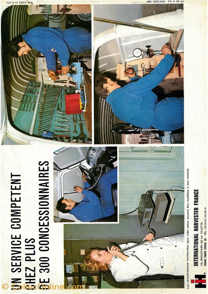 diver documents plaquettes commerciales constructeur international harvester