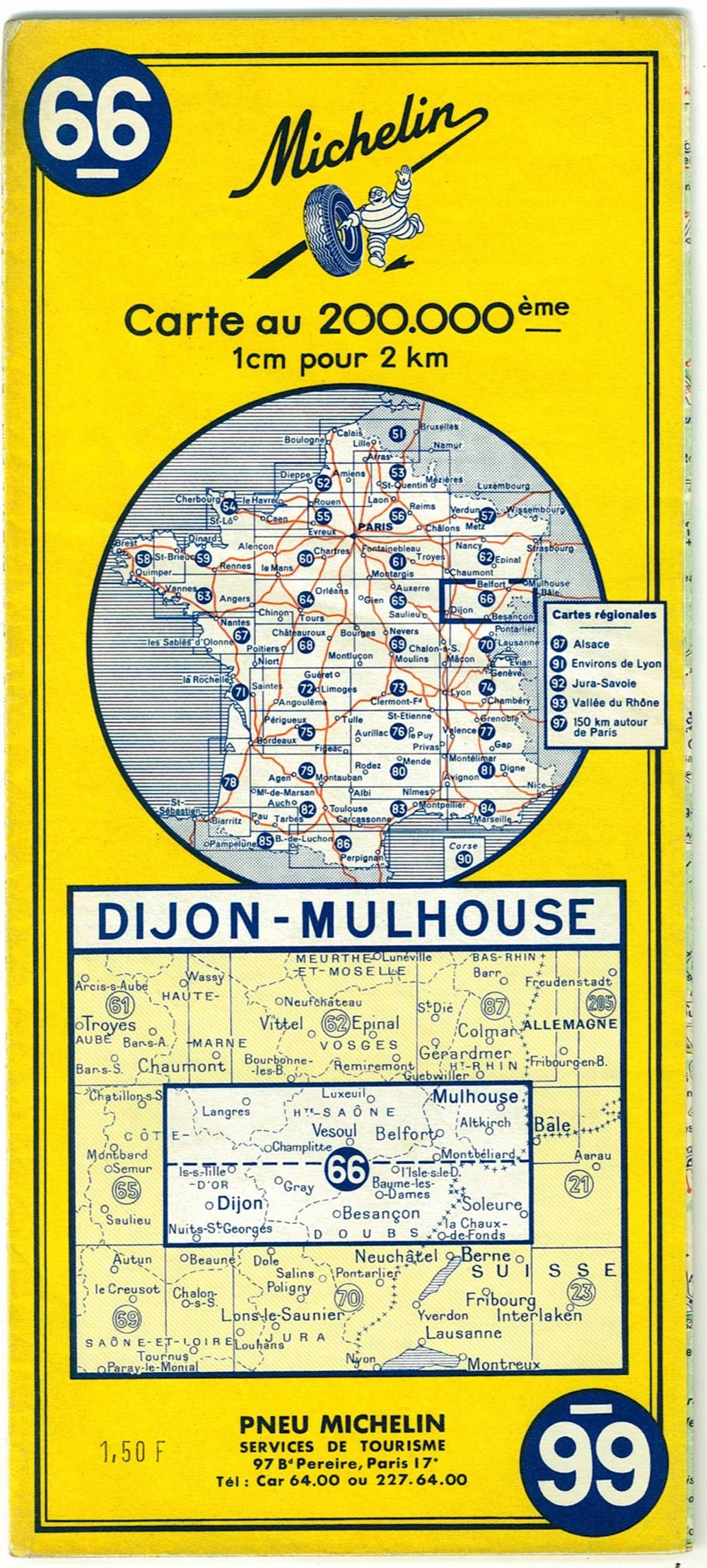 anciens documents cartes routieres michelin