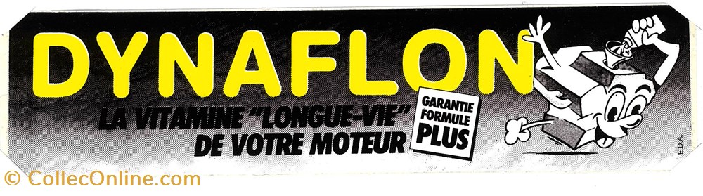 Autocollant\Pétrolier\Dynaflon objets publicitaires autocollant petrolier dynaflon