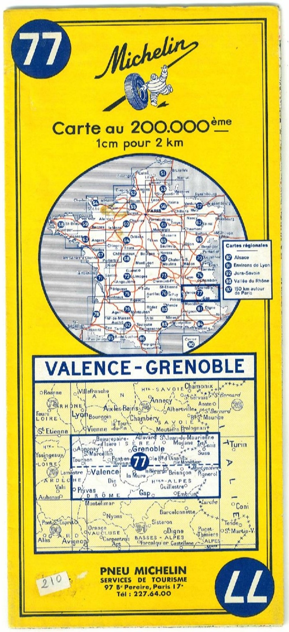 anciens documents cartes routieres michelin