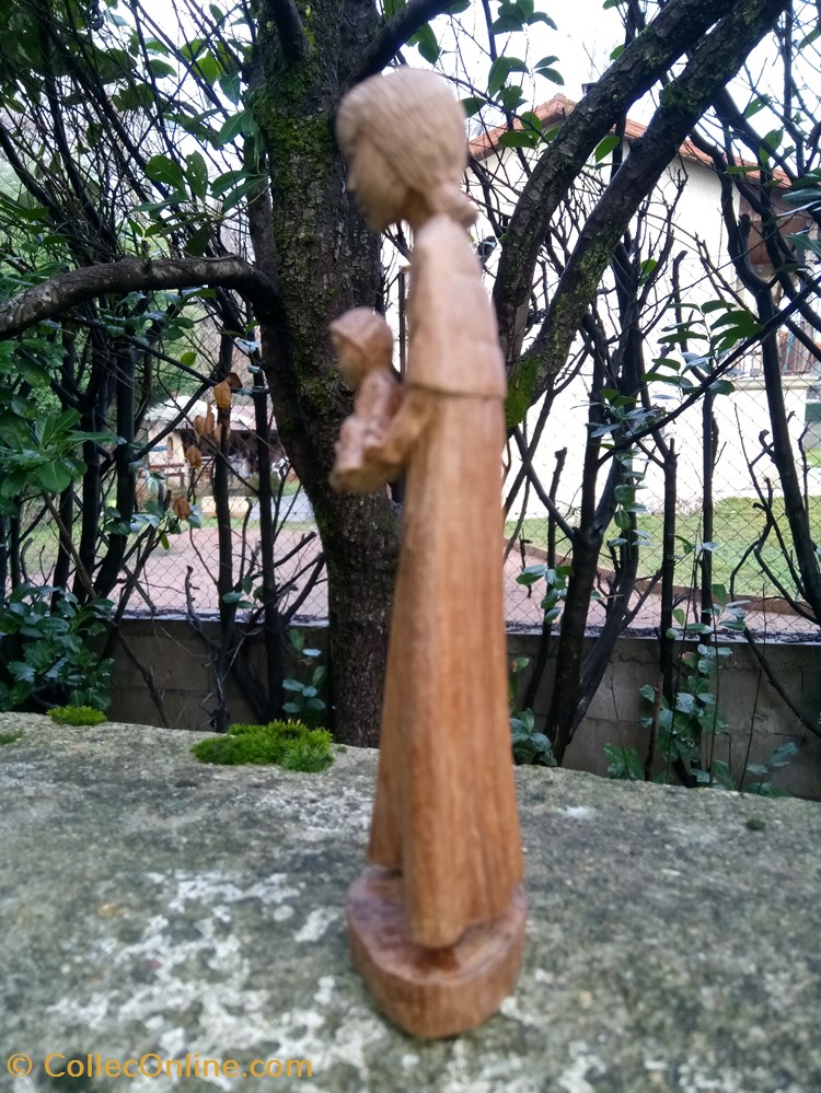 Statuette vierge à l'enfant en bois 3 patrimoine religieux statuette vierge a enfant en bois