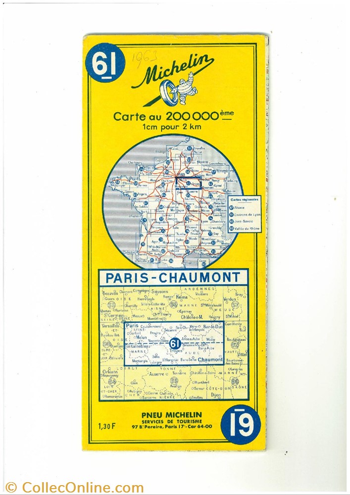 Documents\cartes routières\Michelin vieux papier documents cartes routieres michelin